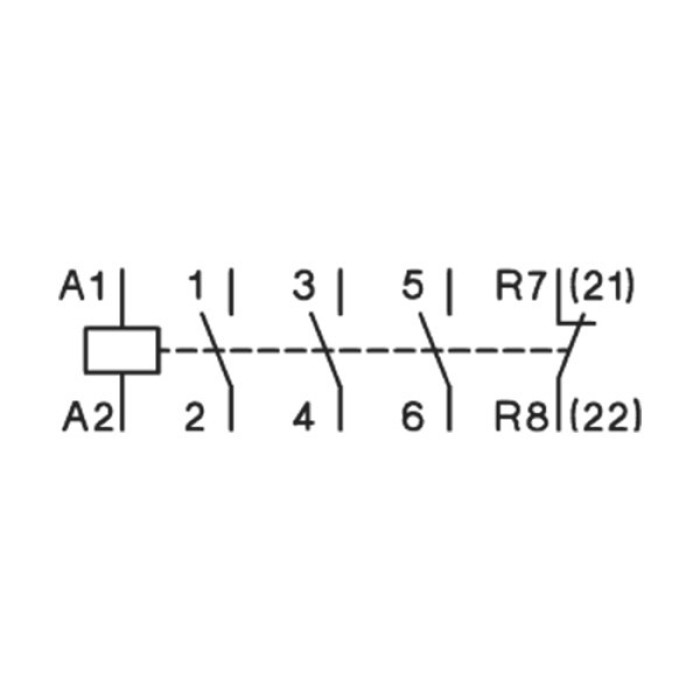 Модульний контактор Benedict R63 63A 220-240 - R63-31 230