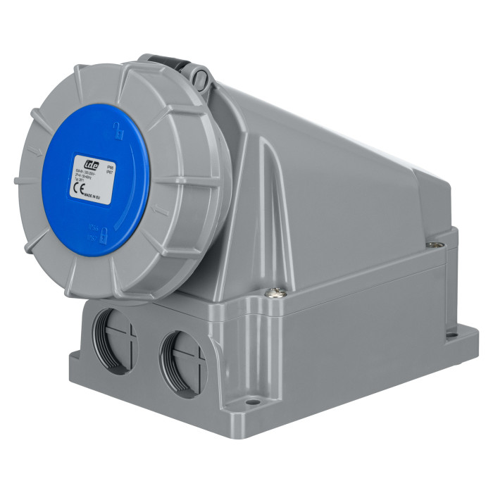Розетка настінна IDE MUNDIAL 2P+E 63A 200–250V IP66-67