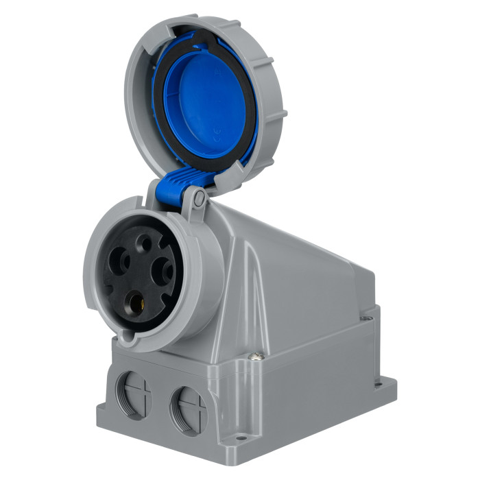 Розетка настінна IDE MUNDIAL 2P+E 63A 200–250V IP66-67