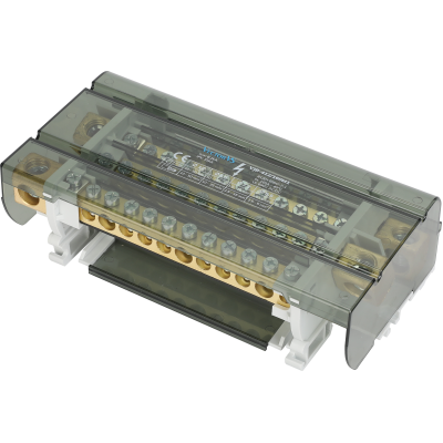 Розподільчий блок VJB-412/160M1 на DIN-рейку, 160A, 12 виходів