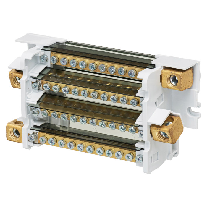 Розподільчий блок Vector VS VJB-412/160M1 на DIN-рейку, 160A, 12 виходів