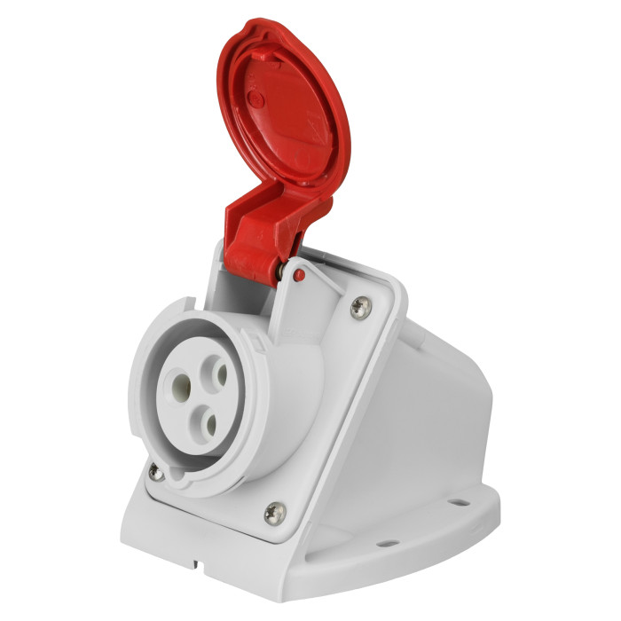 Розетка настінна IDE MUNDIAL 2P+E 16A 380–415V IP44