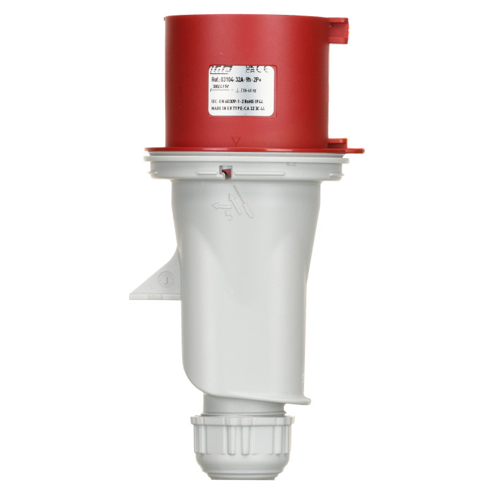 Вилка кабельна IDE MUNDIAL 2P+E 32A 380–415V IP44