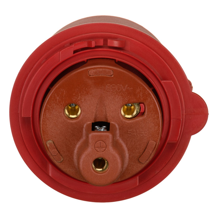 Вилка кабельна IDE MUNDIAL 2P+E 32A 380–415V IP44