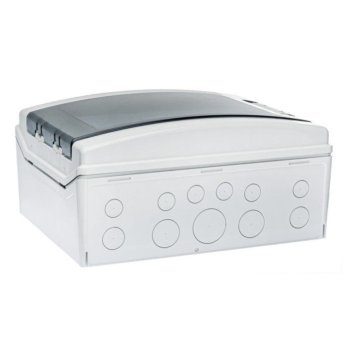 CDN12PT/RR Пластиковий щит ECOLOGY, 1x12 модулів IP65, в компл. шинами N і PE