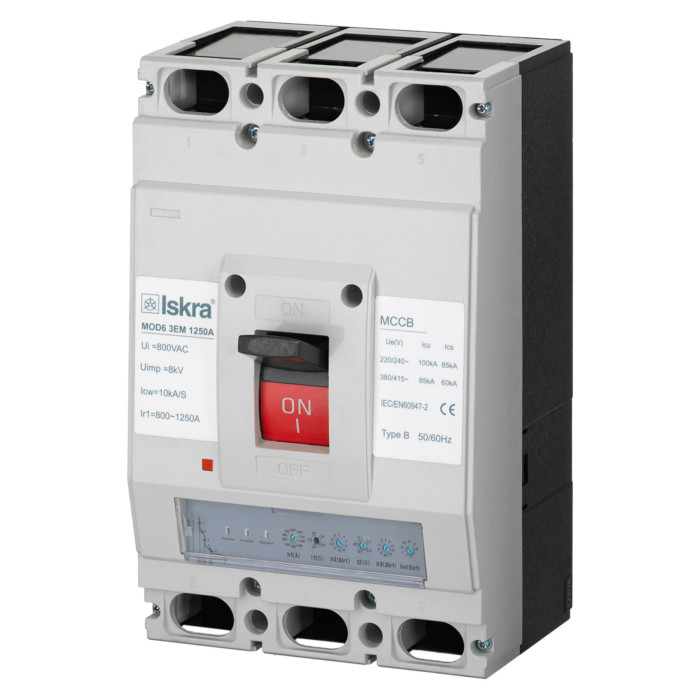 Автоматичний вимикач ISKRA MOD6 3P 1000A 80 кА - 786103542000
