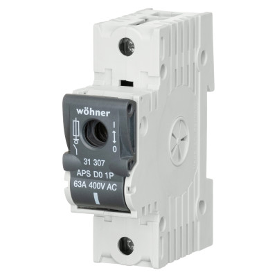 Рубильник Woehner Ambus PoverSwich із запобіжником DO, 1р, DIN 63A