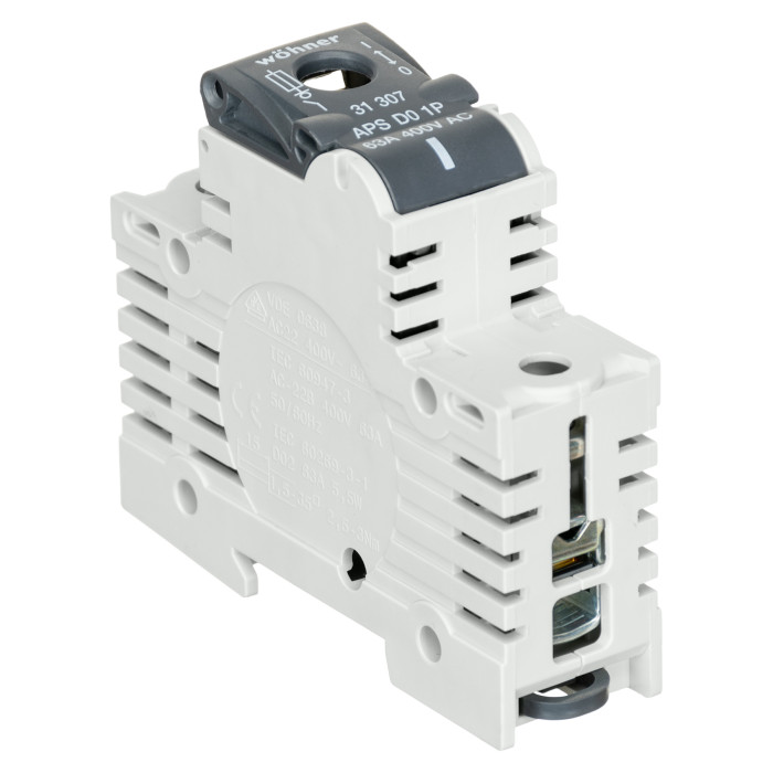 Рубильник Woehner Ambus PoverSwich із запобіжником DO, 1р, DIN 63A