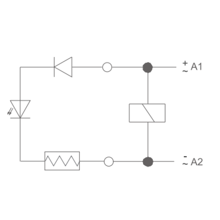 PDLME1 Модуль захисту/індикації 6-24 AC/DC для SRNE2-D/S, SRNE3-D, SRNE4-D/S