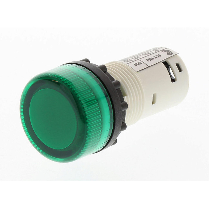 ECX 1052 Сигнальна лампочка зелена моноблок*