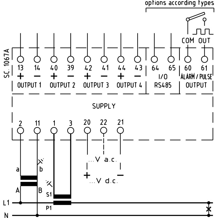 Перетворювач програмований FRER MC2UP 20-60 AC/DC - MCOUP2PROGXXL