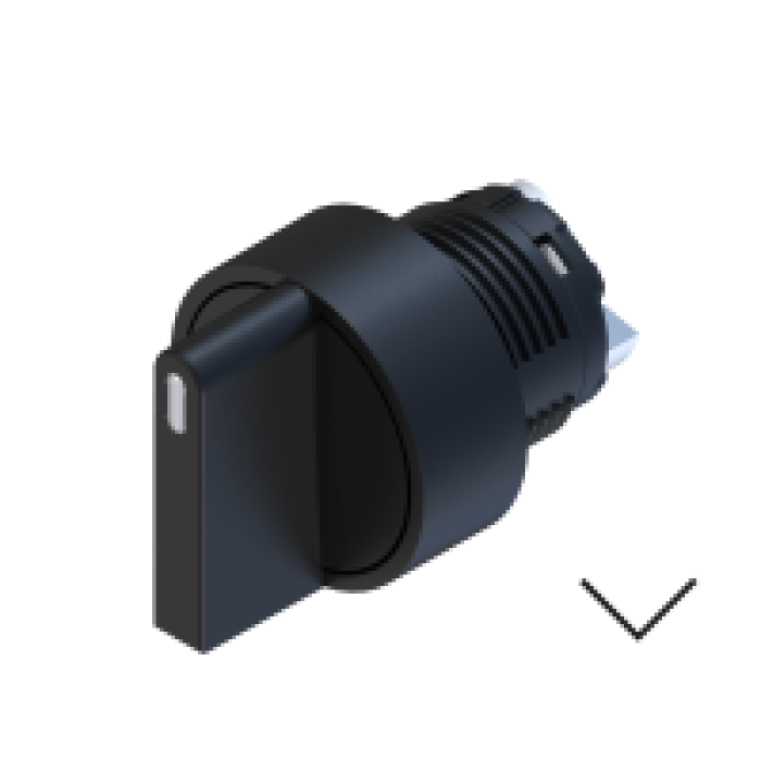 Поворотна кнопка 2-позиційна пластик COMEPI - ECX 4300