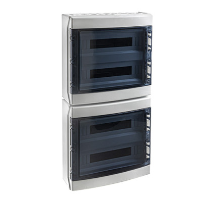 CDN72PT/RR Корпус розподільчий (ABS-пластик), 72 модулі (4x18), IP65, з N і PE шинами