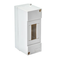 Коробка родподільча IDE 130x50x64мм, 1x2 DIN, IP40