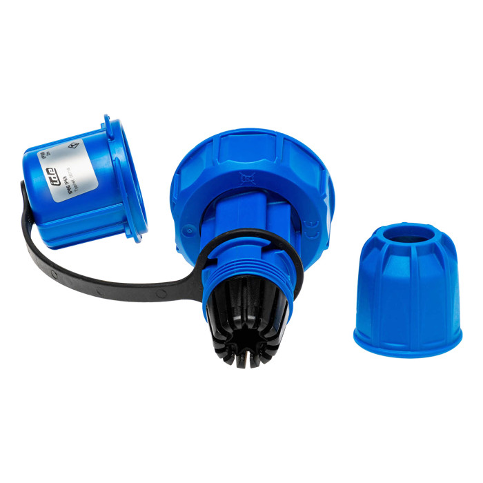 Вилка кабельна IDE SCHUKO 2P+E 16 А 250 В IP66-68 - 00114