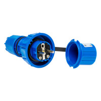 Вилка кабельна IDE SCHUKO 2P+E 16A 250V IP66-68