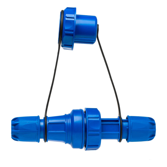 Вилка кабельна IDE SCHUKO 2P+E 16 А 250 В IP66-68 - 00114