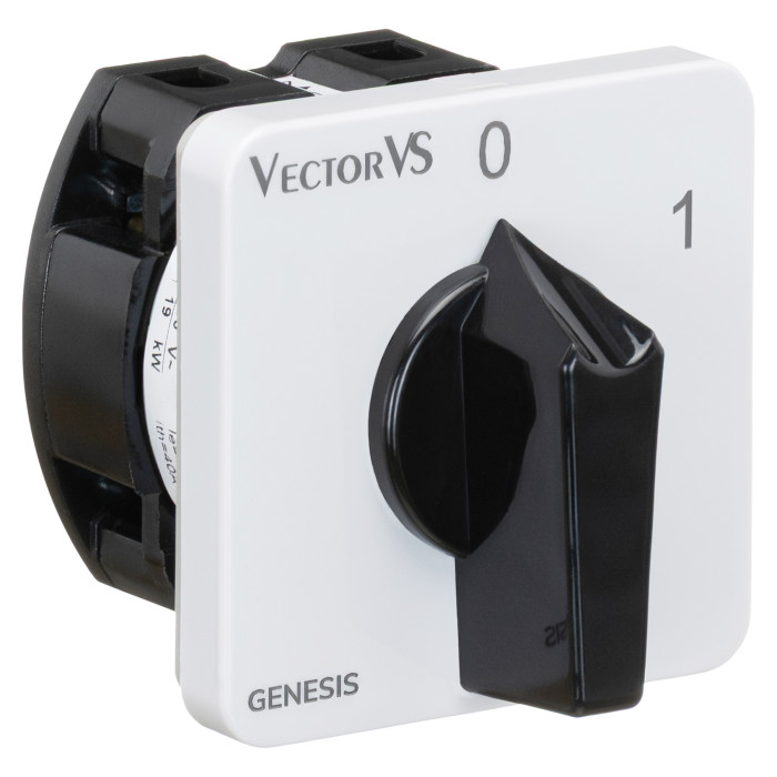 Кулачковий перемикач GC 40A 1P схема 90 (0-1)