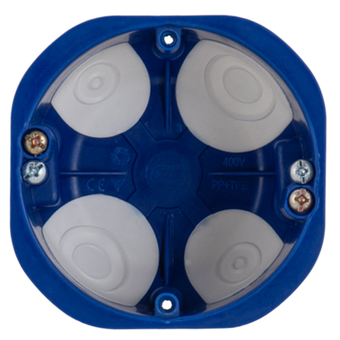 D70/1K установча коробка (підрозетник) Domos 1-70 мм з гвинтами