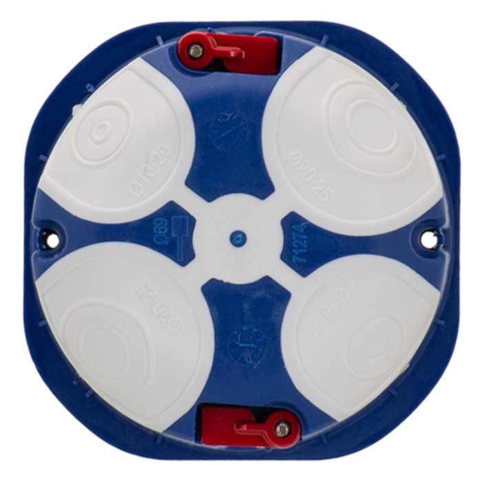 D70/1K установча коробка (підрозетник) Domos 1-70 мм з гвинтами