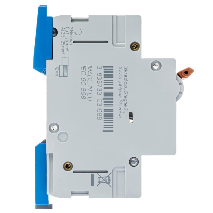 Модульний автоматичний вимикач ISKRA RI63 3P C63A 10кА - 786100110000