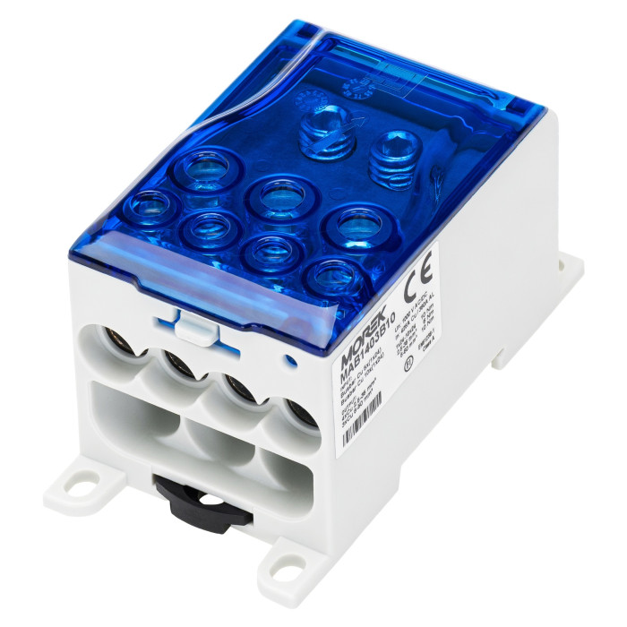 Розподільний блок MOREK OJL400AF синій вх. (10x(1×25) вих.
