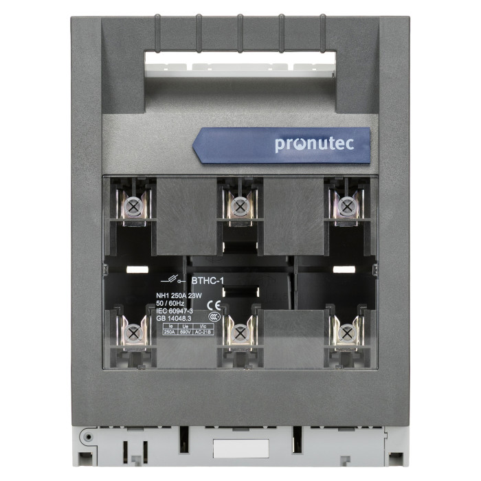 432.13.20.13 Вимикач під запобіжник горизонтальні BTHC NH-1 250A M10