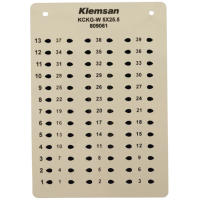 Маркування на провід KCKG-W Klemsan 7x26 (2.5-6 мм²)