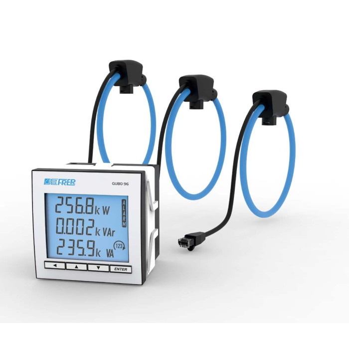 Аналізатор мережі FRER QUBO + 3xRog.d150, 80÷260Vac/dc - Q96R3H150GCQHU