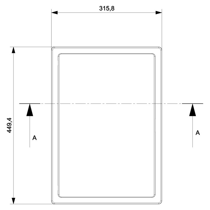 GPE24PT/PH/RR Корпус розподільчий GOLD, 2x12 (24) модулі, прозорі двері, IP40