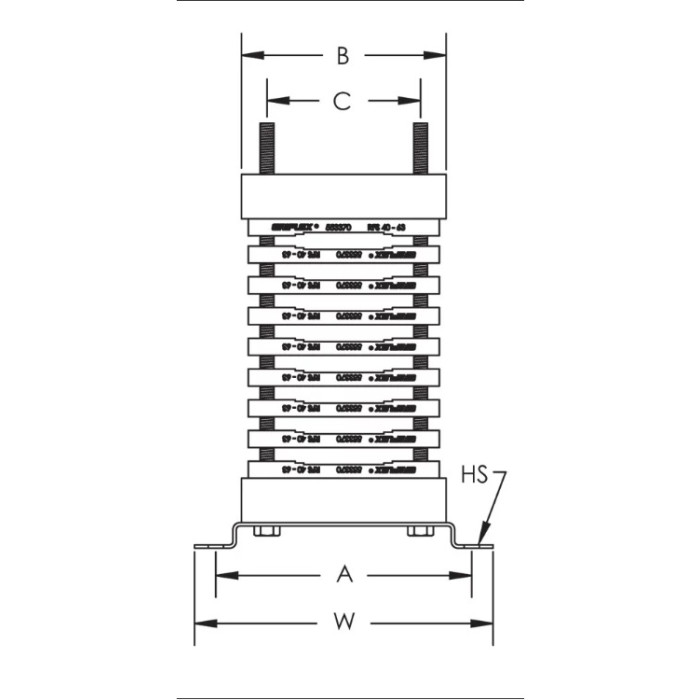 553380 Фіксатори-проставки RFS 80-100