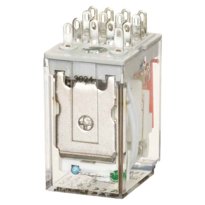 HYE41PN24DC Проміжне реле 4PCO, 5A, 24VDC, LED\Тест