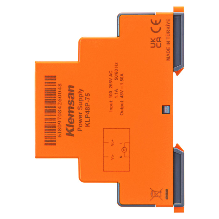 Блок живлення на DIN-рейку KLP 1Ph 48V DC 1.56A 75W