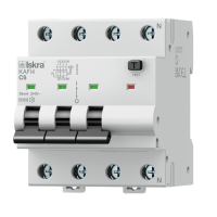 Диференційний автоматичний вимикачISKRA KAFI4 3P+N C25A/0.03 10кА