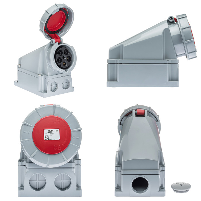 Розетка  настінна IDE MUNDIAL 3P+N+E 63A 200/346–240/415V IP66-67