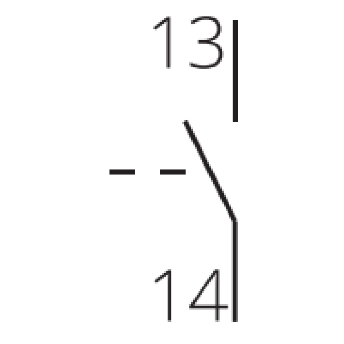 038902521000 Додатковий контакт HSV10, 1NO для MS32