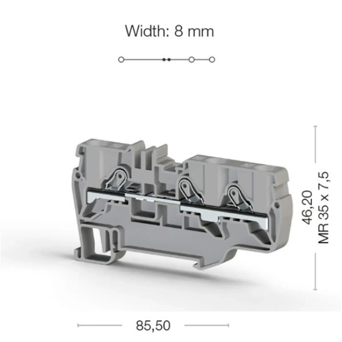 Клема Klemsan PYK Багатовивідна 6 мм - 0.0.0.3.07639