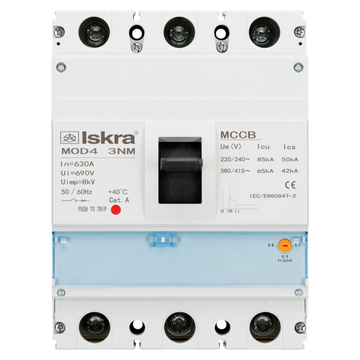 Автоматичний вимикач ISKRA MOD4 3P 630A 65 кА - 786104700000