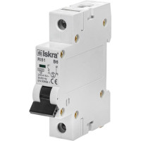 Модульний автоматичний вимикач ISKRA RI51 1P C2A 6кА