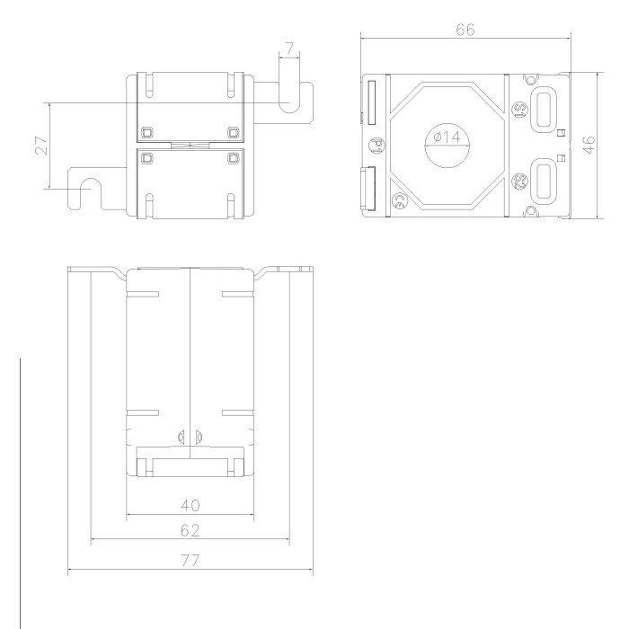 Трансформатор струму вимірювальний Vector VS VCTC414 30A 30/5