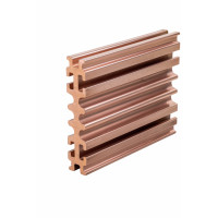 Шина мідна профільна AL-CU System 30х150х2030 мм для систем розподілу до 4000 А (48.8 кг)