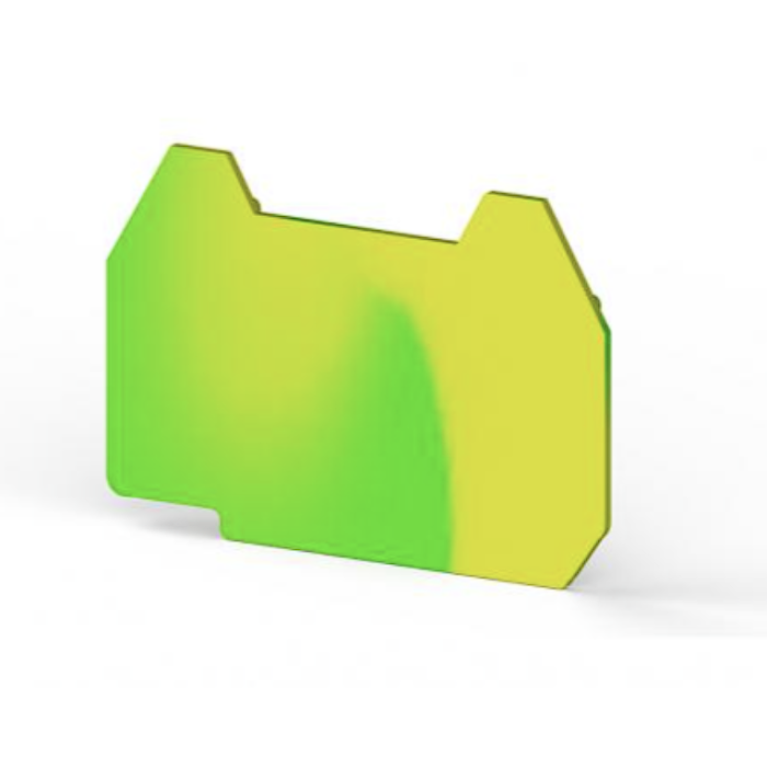 Торцева кришка Klemsan AVK жовто-зелена - 0.0.0.4.50342T