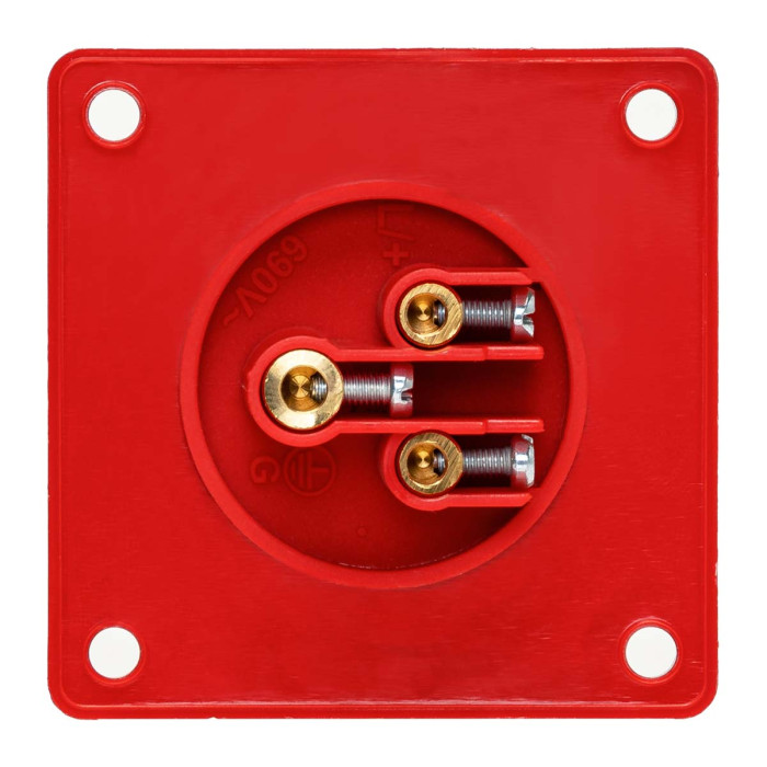 Вилка вбудована IDE MUNDIAL 2P+E 16 А 380–415 В IP44 - 03111