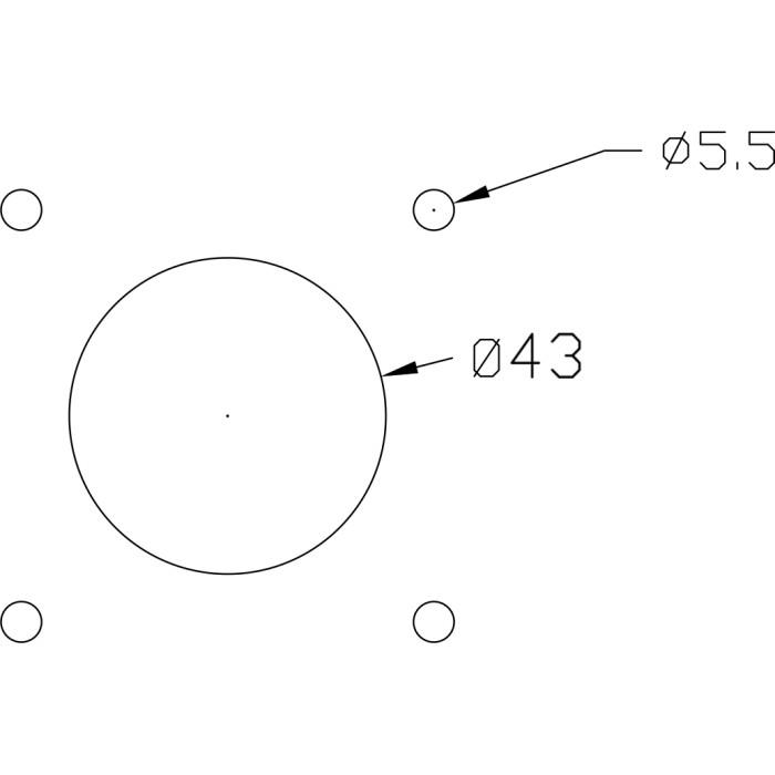 Вилка вбудована IDE MUNDIAL 2P+E 16 А 380–415 В IP44 - 03111