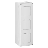 PCSNPLUS/RR Настінний корпус для сил. розеток STAR 436x142x124мм, IP65 з шинами N+PE з отворами