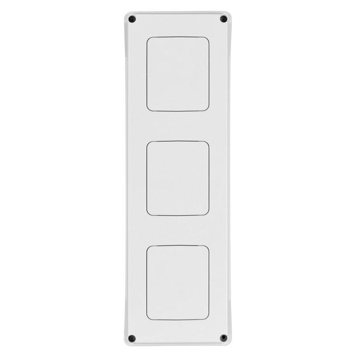 PCSNPLUS/RR Настінний корпус для сил. розеток STAR 436x142x124мм, IP65 з шинами N+PE з отворами