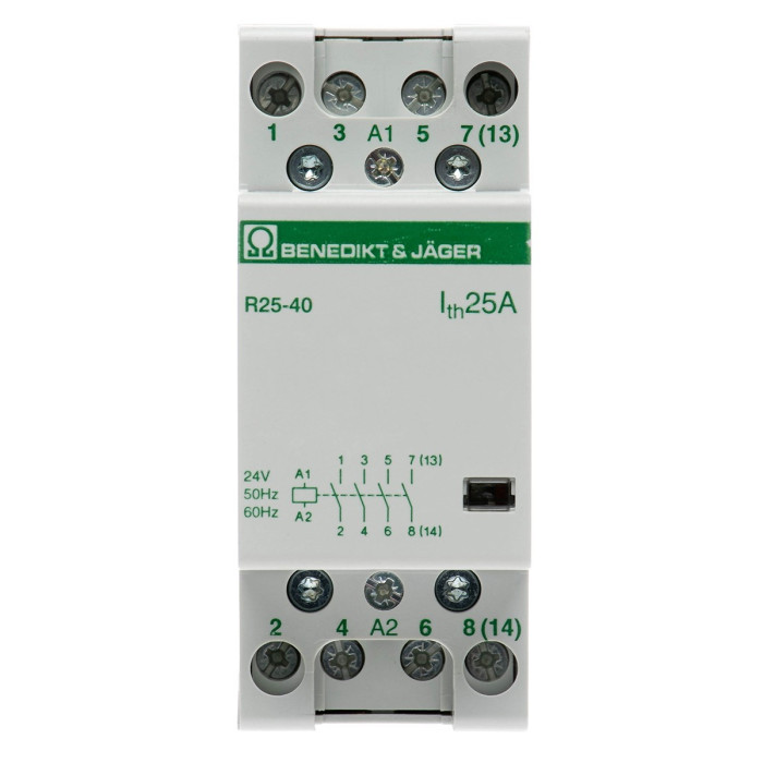Модульний контактор Benedict R25 25A 220-240 - R25-40 230
