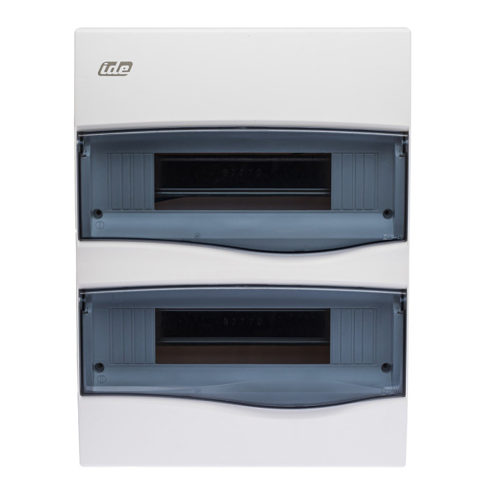 BV24PT/RR Корпус розподільчий Combi,2x12 модуля 353x264x99, IP40, з шинами N і PE