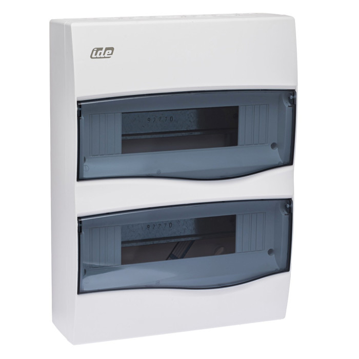 BV24PT/RR Корпус розподільчий Combi,2x12 модуля 353x264x99, IP40, з шинами N і PE