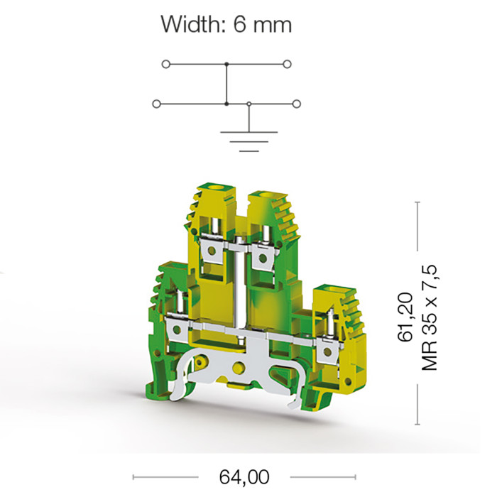 Клема Klemsan AVK Заземлення 4 мм - 0.0.0.3.36570